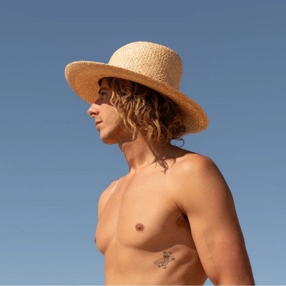 Will + Bear Wide Brim Jude Straw Hat Beachy Vacation Festival Vintage Inspired S main image 4